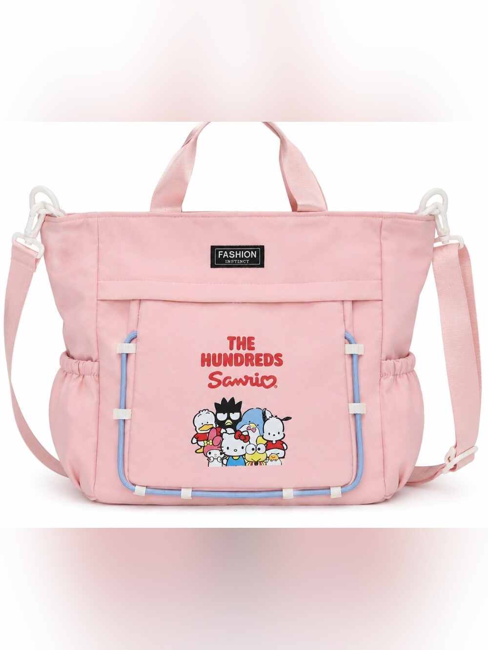 The Hundreds x Sanrio Utility Tote Crossbody Bag Hello Kitty Friends NWT